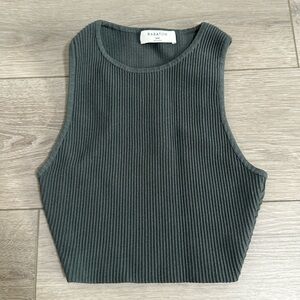 Aritzia Babaton High Neck Crop Top